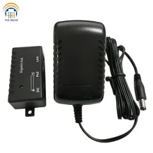 POEGI001-48v15w инжектор/сплиттер для пассивных устройств включает 48V15W блок питания гигабитный poe-инжектор использования с переключателями не PoE