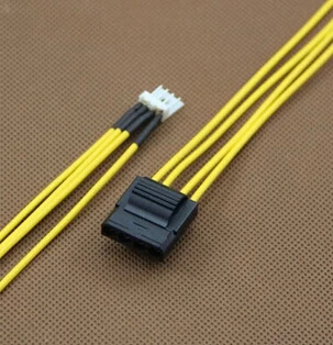 

Floppy FDD 4Pin Small Type Male to IDE 4Pin Male Adapter Power Supply Cable CORD 18AWG Wire 0.2M