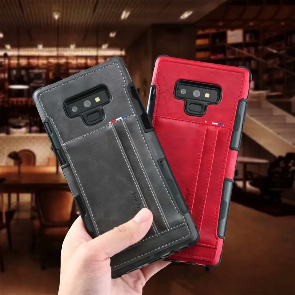 Чехол для Samsung Galaxy S10 S10E S9 S8 Plus Lite из искусственной кожи с отделениями карт чехол Note
