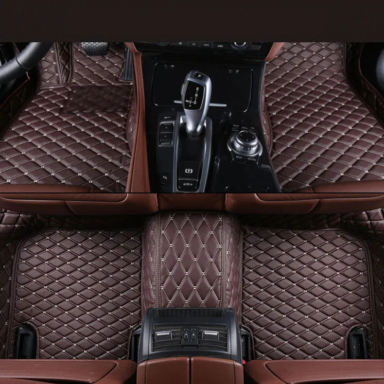 

Auto Floor Mats For BMW X5 E70 X5M xDrive 2007-2013 Foot Carpets Step Mat High Quality Brand New Embroidery Leather Mats