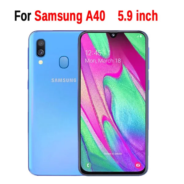 A40 (5.9Inch) 390 шт/партия Защитное стекло для samsung Galaxy A50 закаленное стекло полное покрытие на Samsun A70 A60 A40 A30 A20 A10 A 50 Glas пленка - Цвет: A40 (5.9Inch)