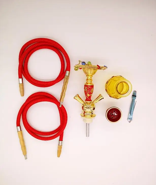Yameisi Cloisonne мини водяная трубка для кальяна стеклянная ваза кальян Sheesha Kaloud