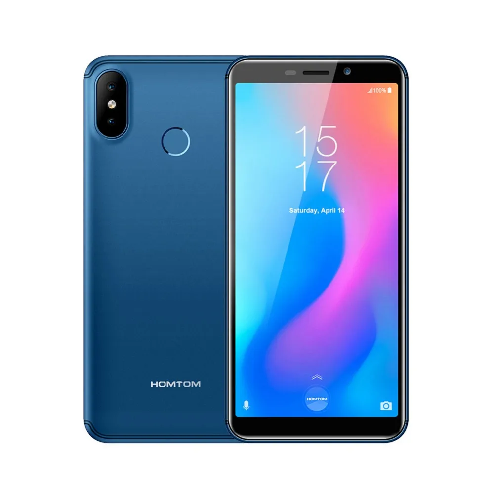 HOMTOM C2 5 &quotAndroid 8 1 2 GB + 16 Встроенная память Быстрая зарядка мобильного телефона Face ID