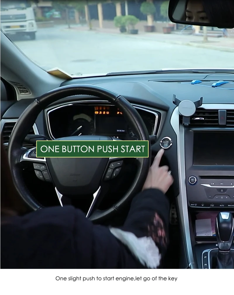  Auto Smartphone Start Stop Engine System With Bluetooth Keyless Entry Car Security Alarm System Cen