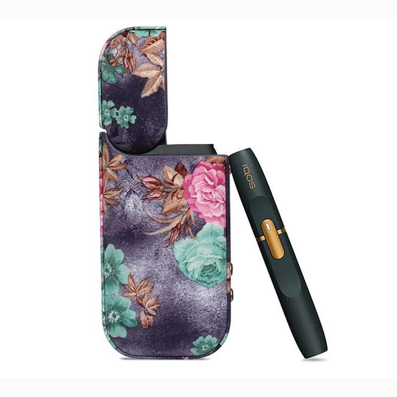 JINXINGCHENG 5 шт./партия чехол для Iqos 2,4 Plus кожаный чехол защитный держатель аксессуары - Цвет: 08purple