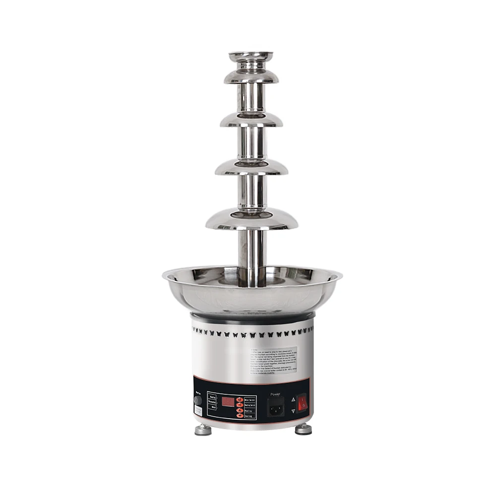 ITOP DHC5F 5-layer Chocolate Fountain Electric Melting and Warming Machine Suitable for Banquet Party Feast 110V/220V/240V