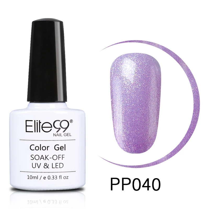 Elite99 гель-лаки фиолетовый синий цвет набор гель-лаков для ногтей замачивается наращивание ногтей УФ и светодиодный светильник для маникюра дизайн ногтей - Цвет: PP040