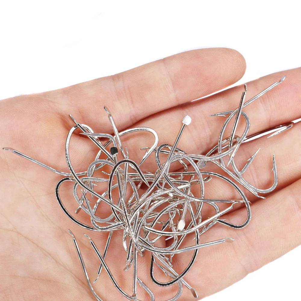 

Lawaia 30pcs Fishing Hook, Carbon Steel Barbed Hooks Fly Fishing Tackle Carp Fishing Hooks Japan Grappling Bulk Gear Accessories
