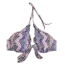 Новинка, бикини, топ с леопардовым принтом, рюшами, бретельки вокруг шеи, сексуальный бандаж, женское бикини, топ, базовая купальная треугольная одежда