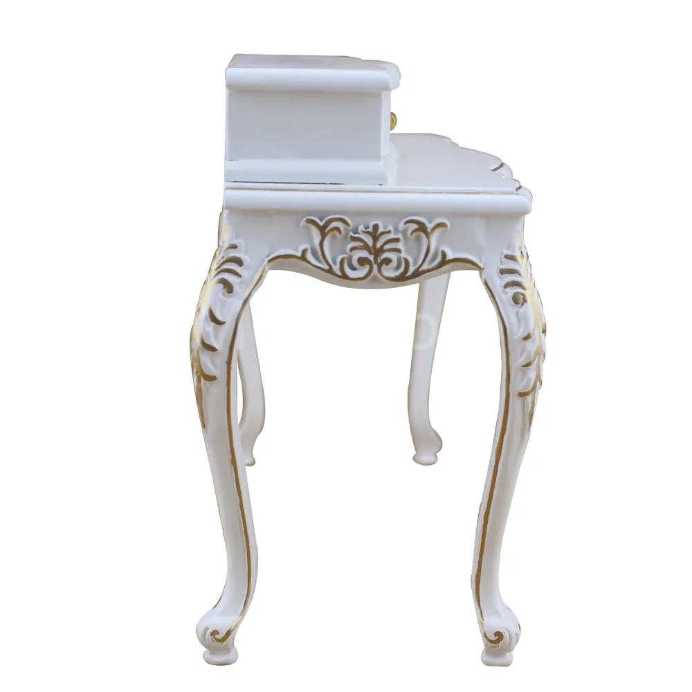 Миниатюрная мебель для кукол коллекция 1/6 шкала белые Позолоченные туалетные столы и зеркала