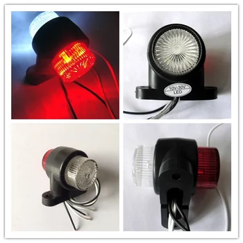 

20x 1.25inch 10-30v 12v Emark Position stalk lights side marker outline trailer Truck Lorry Van Clearance lamp Pedestal light