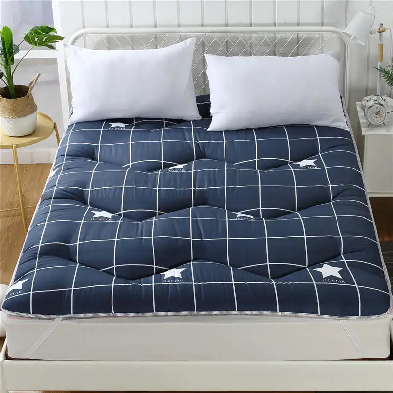 cheap Slow Forest Queen Mattress Home Anti Bacteria Mattress Topper Queen King Size Bed Cover Lazy Cushion Thick 6cm(2.3in) Floor Mat