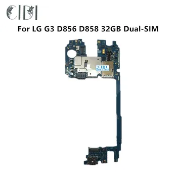 

CIDI Full Working Original Unlocked For LG G3 D856 D858 32GB Dual-SIM Motherboard Logic Mother Circuit Board With Chips