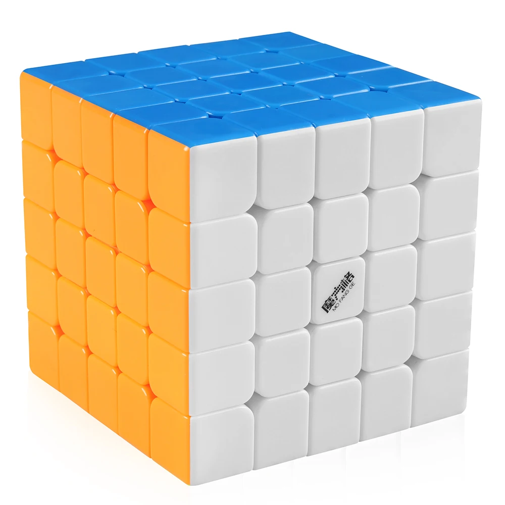 

D-FantiX QiYi MoFangGe WuShuang 5x5 Speed Cube Stickerless Magic Cube Puzzles 62mm