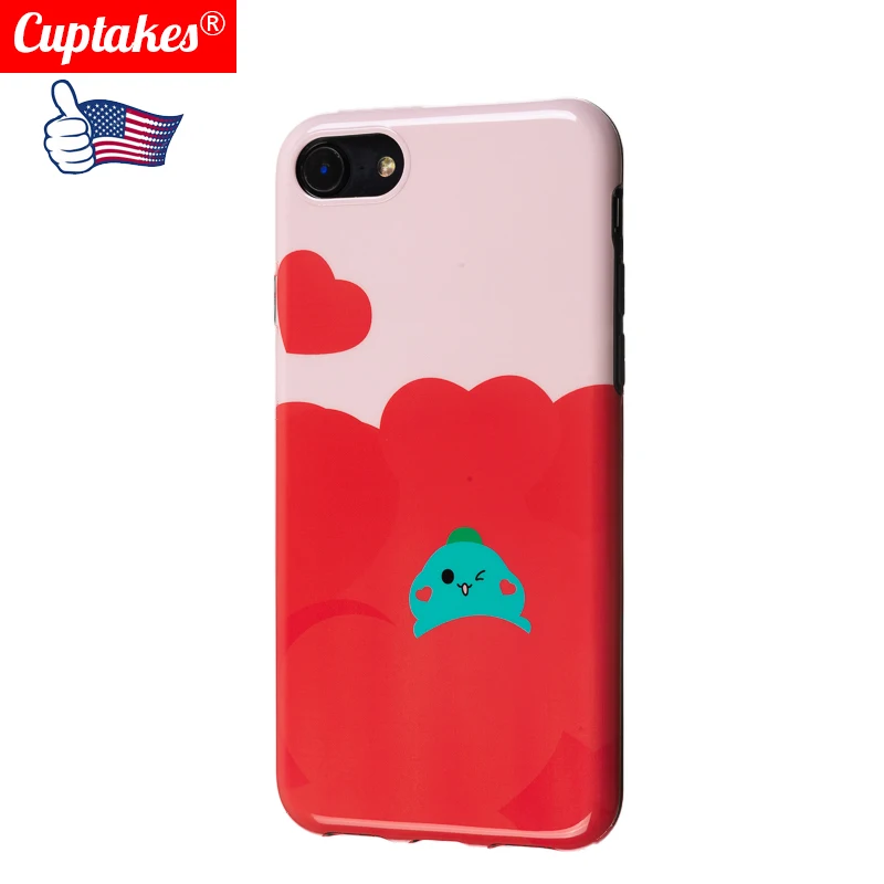 Luxury Glossy Soft Silicone Case for Apple iPhone 7 8 Plus X 10 XS Max XR 6S 6 Cover Cute Cartoon Frog prince Love you Deep Sea | Мобильные