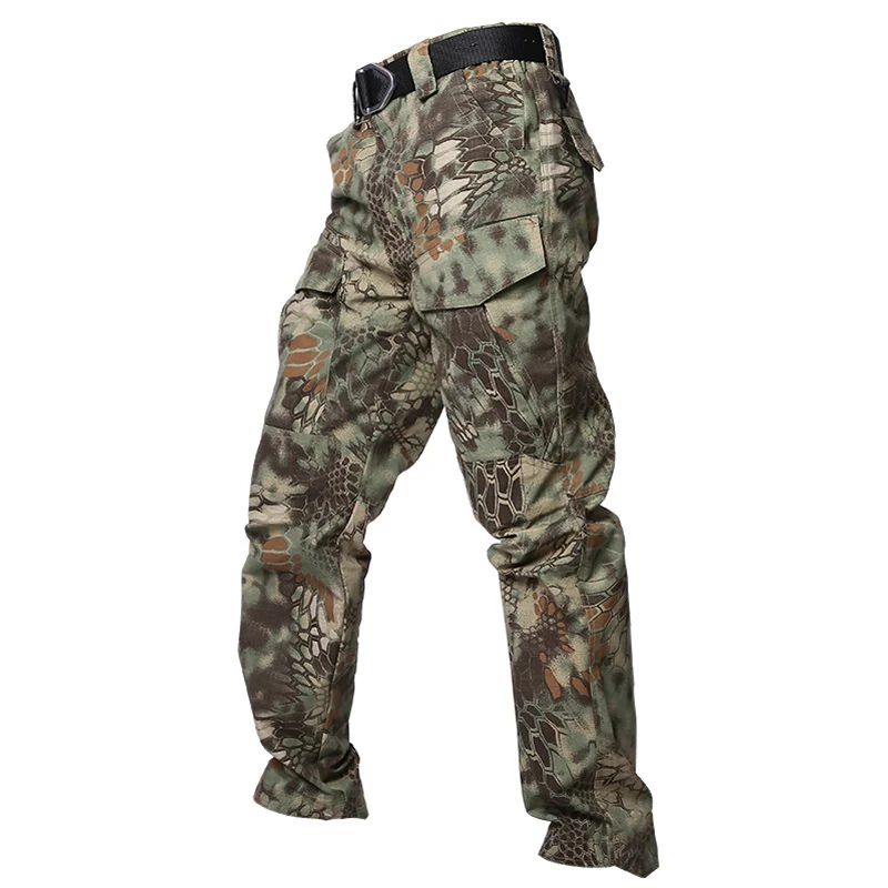 Military Camouflage Waterproof Camouflage Tactical Pants War Game Cargo
