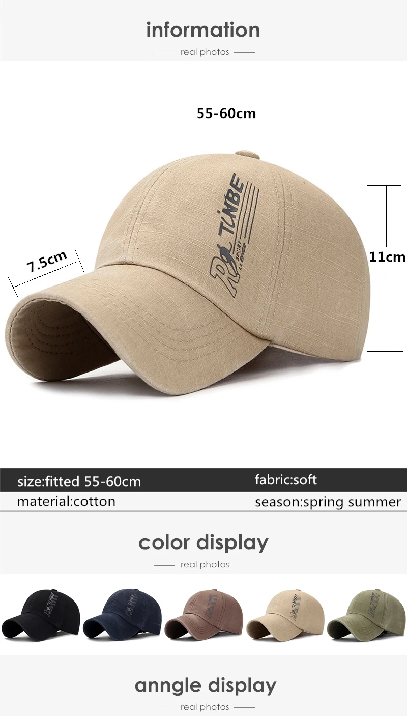 [NORTHWOOD] Мужская брендовая вымытая бейсболка s лето весна Солнцезащитные шляпы Gorras Para Hombre шляпа папы костяная Мужская кепка