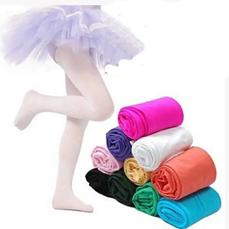 

Velvet children's leggings spring and autumn candy color rendering of the girls baby nylon stockings girl white dance leggings