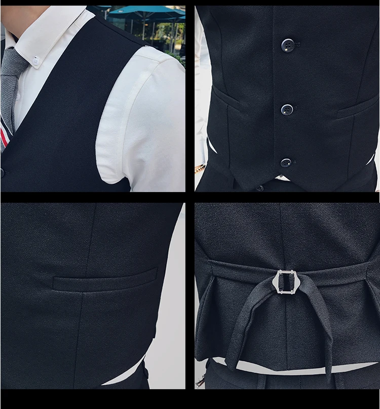 Новые костюмы костюм из трех предметов мужчины стилист хан издание развивать нравственность платье профессиональные SJT48-P300