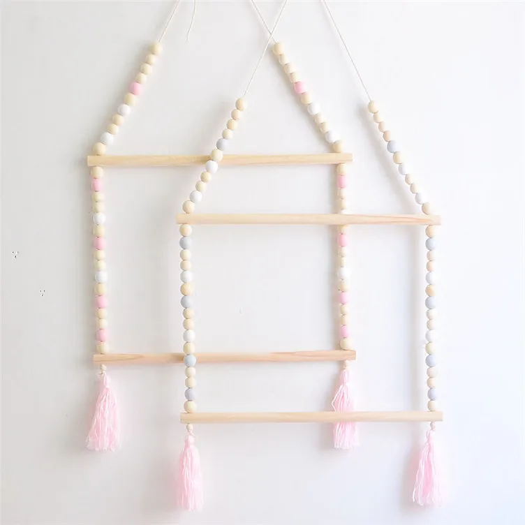 

Wall Storage Shelf Modern Wooden Holder Clothes Hanger Rack Holder Decorative Wall Shelves Organizador Kids Photography Props