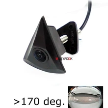 Vicino 180deg CCD HD auto logo frontale della macchina fotografica per VW Volkswagen Tiguan Touareg GOLF Jetta Passat Polo Bora vista frontale macchina fotografica