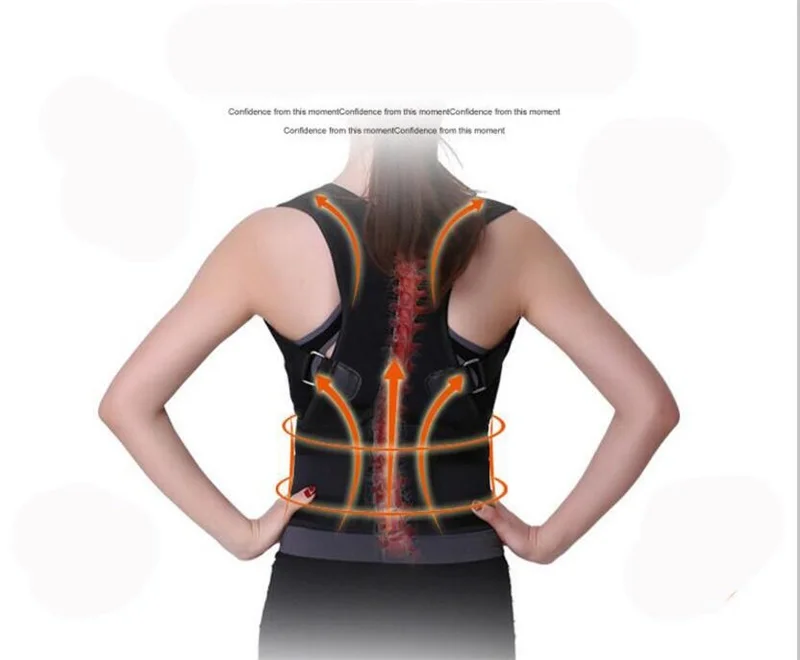 Neoprene Back Posture Corrector Back Support Belt Posture Corset for Women Men Back Brace Shoulder Brace Belt Adjustable B002 (11)