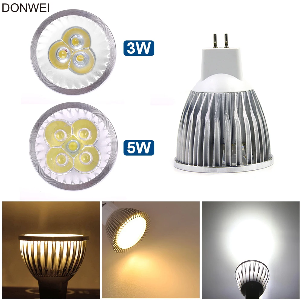 Super Bright MR16 Light Bulbs 3W 4W 5W 9W AC220V LED Spotlight Bulb ...
