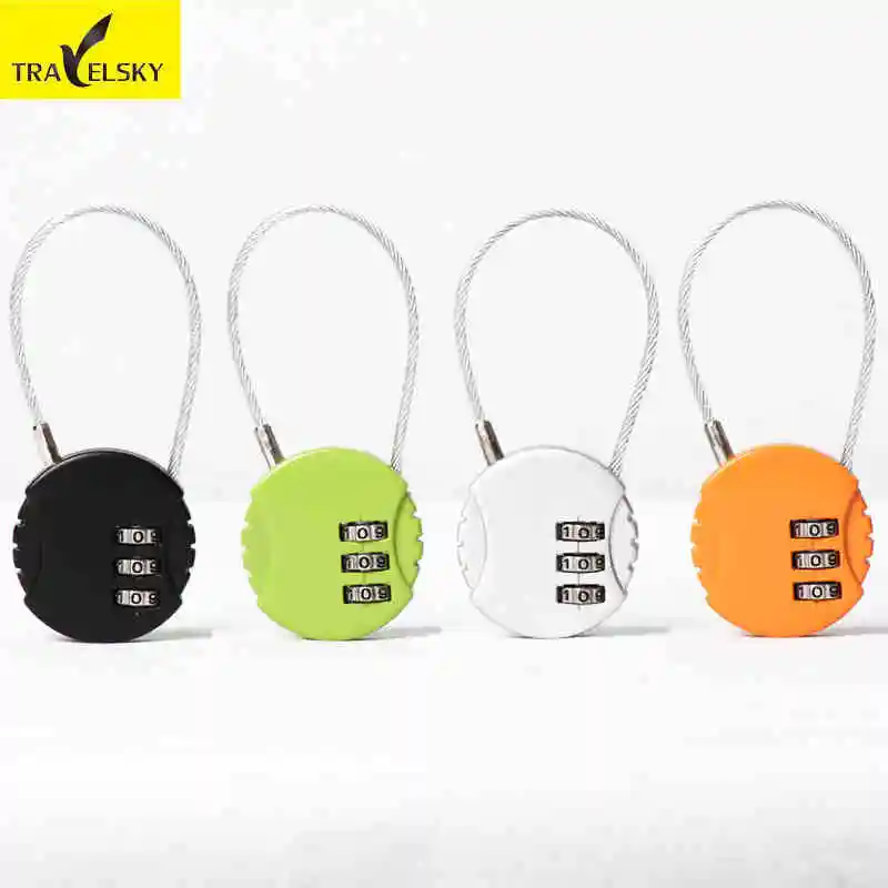Travelsky Brand Travel Luggage lock 3 digit combination suitcase locks