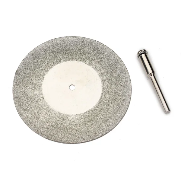 1 шт. 60 мм Алмазный шлифовальный диск для резки металла для Dremel роторный инструмент режущий инструмент с 1 шпиндель