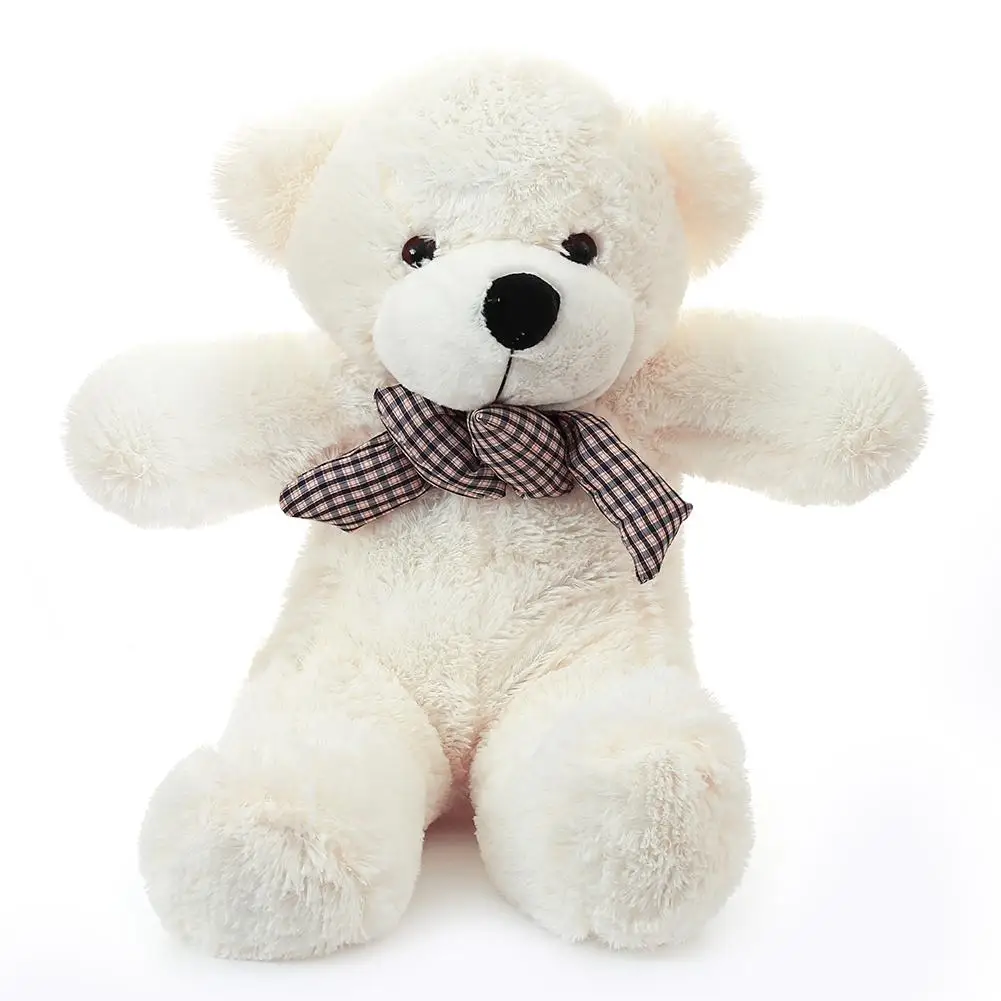 LeadingStar High quality cartoon toy bear toys 60CM white plush stuffed