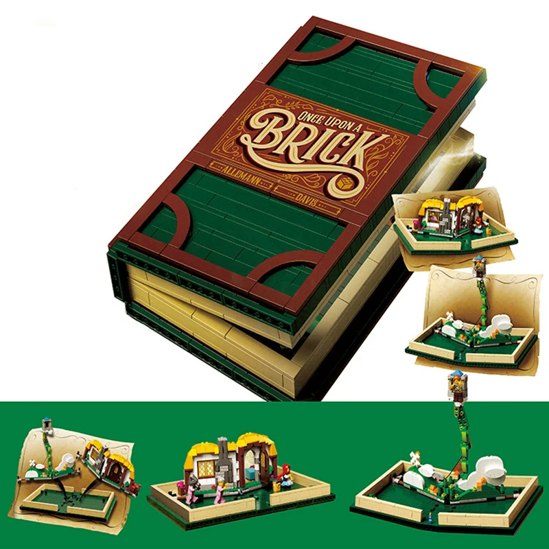 

Idea Series 1248 Pop-up Book 3D Building Blocks Bricks Educational Toys Model Christmas Gift Compatible With 21315 Set