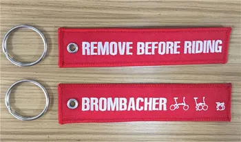 

Remove Before Riding Brombacher Embroidery Key Chain Aviation Motorcycle Bike
