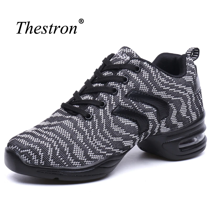 

Thestron 2017 Sport Shoes Dance Woman Purple/Gray Ladies Ballroom Dance Shoes Comfortable Woman Dancing Sneakers
