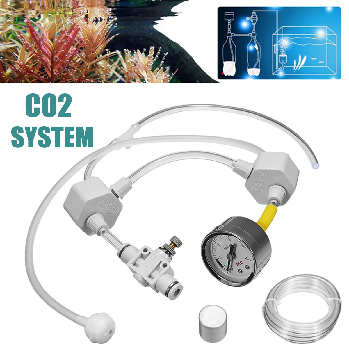Buy Aquarium Fish Tank Water Grass Plant CO2 Generator