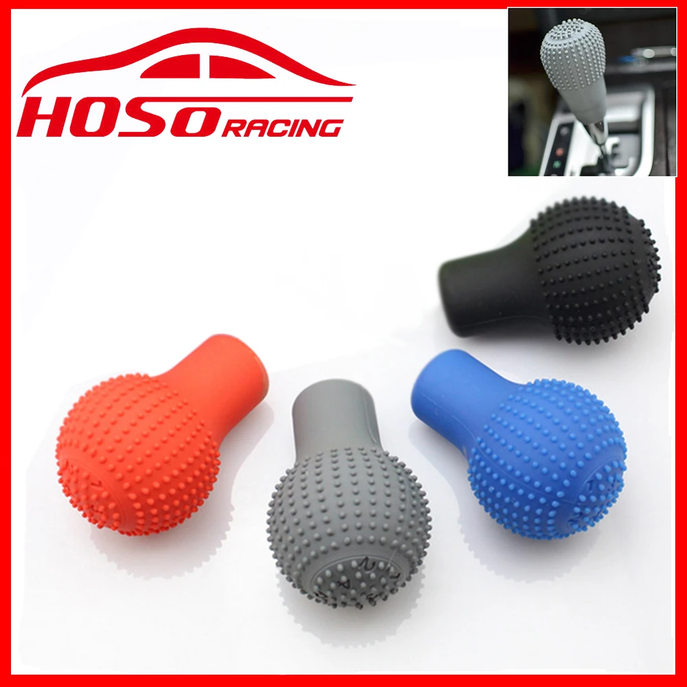 Silicone Car Gear Shift Knob Cover Auto Shift Knobs Elasticity Covers