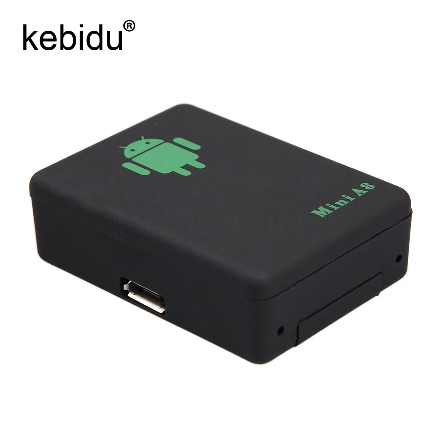 

Kebidu Mini A8 GSM/GPRS Tracker Global Real Time GSM GPRS Tracking Device With SOS Button for Cars Kids Elder Pets No GPS