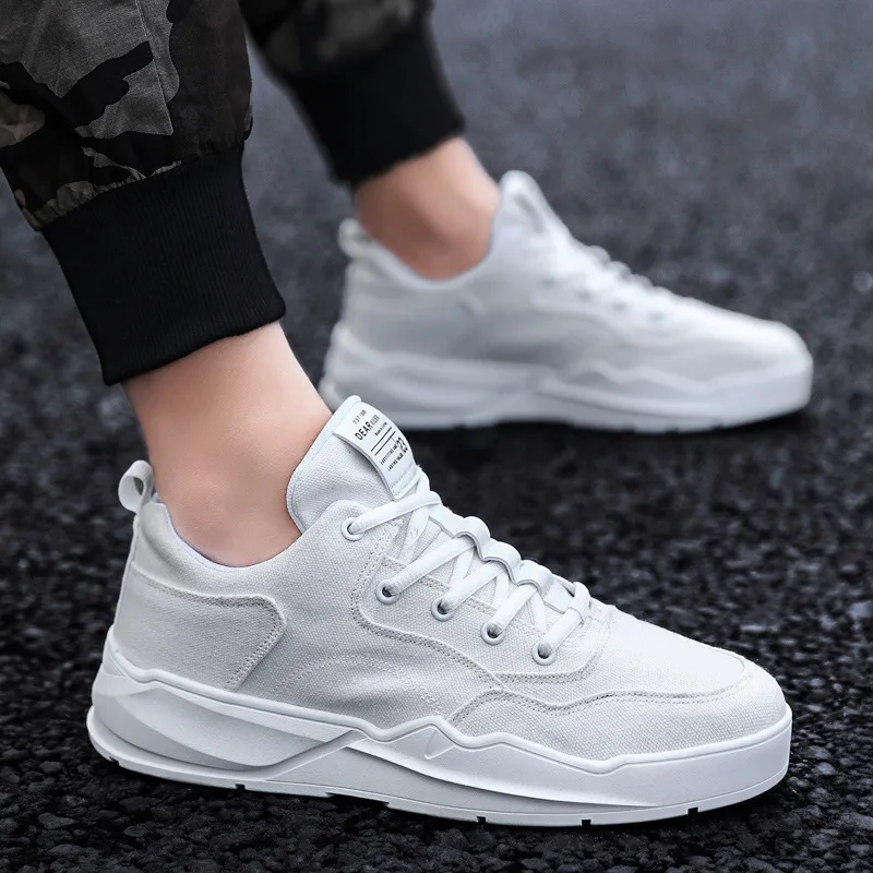 White Mens Platform Shoes Casual Men Leisure Canvas Shoes Sneakers Male Shoe Tenis Masculino Adulto Zapatos De Hombre Scarpe White Mens Platform Shoes Casual Men Leisure Canvas Shoes Sneakers Male Shoe Tenis Masculino Adulto Zapatos De Hombre Scarpe