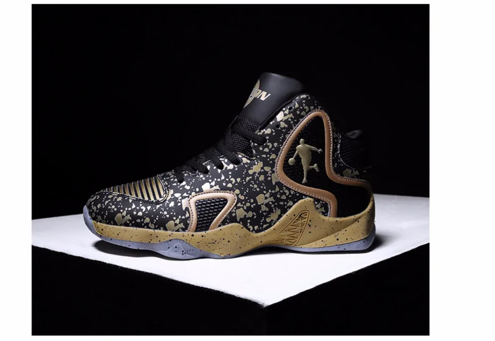 

Basketball shoes shock absorption non-slip wear boots large size men's sports shoes 39-45 wholesale