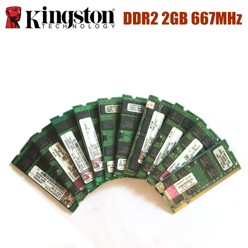 Используется Kingston 1 Гб 2 Гб 667 МГц SODIMM DDR2 память для ноутбука 1 г 2 г 667 МГц модуль для ноутбука SODIMM RAM