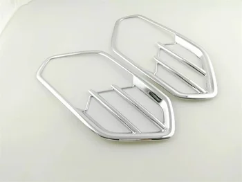 

Car Styling Sticker ABS Chrome Front Fog Light Lamps Frame Covers Fog Lamp Cover Rear Light Trim for Ford Kuga Escape 2017 2018