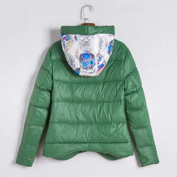 

Winter Harajuku New Cotton Clothes Women Fashion Even Cap Candy Light Down Cotton Jacket Down Coat Down Jacket Woman Hooded