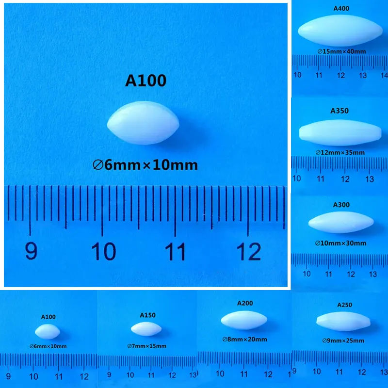 1 шт. тефлоновая магнитная мешалка смеситель мешалка PTFE оливковый конус тип A