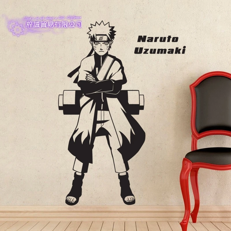Наруто настенные виниловые наклейки на стену Декорации для дома декоративные