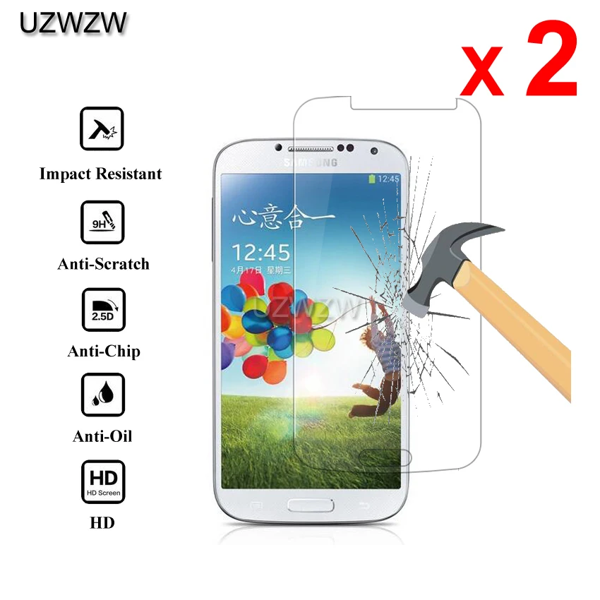 

2pcs Premium Tempered Glass For Samsung Galaxy S4 Protective Tempered Glass Screen Protector For Samsung Galaxy S4 Glass