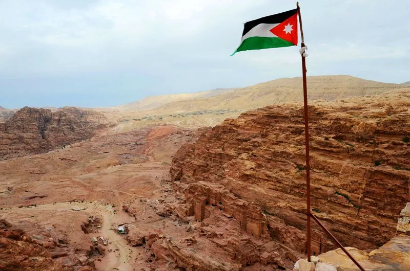 Bandiera Della Repubblica Di Jordan Bandiera 3Ft X 5Ft Bandiera Appesa Poliestere Jordan Bandiera Banner 150X90Cm Per Celebrazione Grande Bandiera