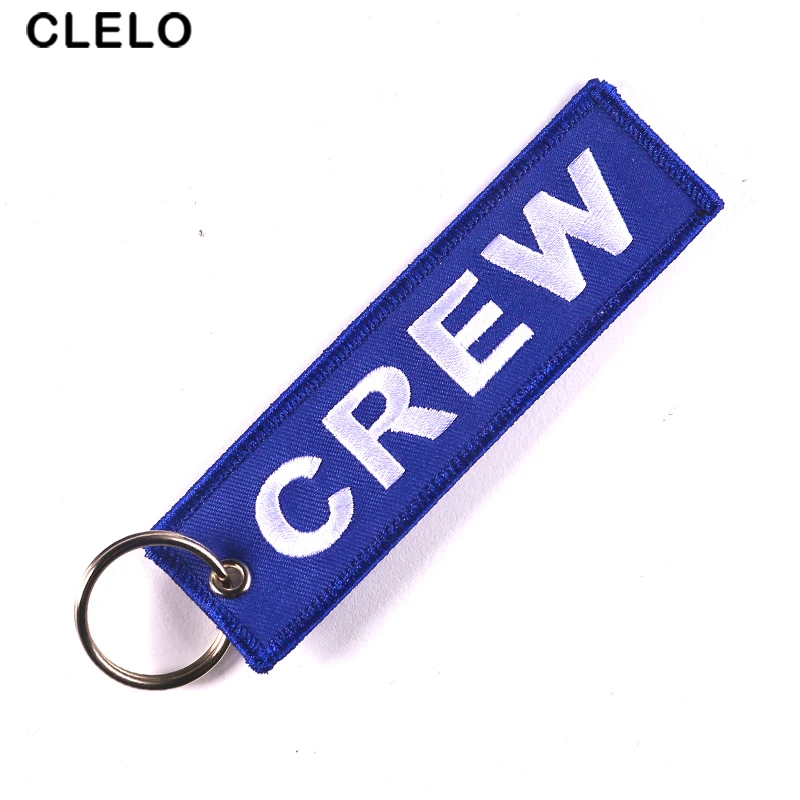 CLELO Luggage Tag Travel Accessories Embroidery Bag Tag Gift With key Ring key chain for Flight Crew Pilot Aviation Lover CLELO Luggage Tag Travel Accessories Embroidery Bag Tag Gift With key Ring key chain for Flight Crew Pilot Aviation Lover