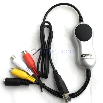 

2017 new analog to digital converter usb TV VHS Hi8 to PC converter with snapshot key Win7 Win8 10 Free shipping