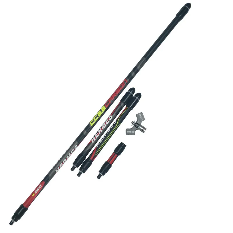 Decut 1Set Archery Stabilizer Balance Bar Rod Weight Archery Recurve Bow Damper Slicener Outdoor Hunting Accessory Decut 1Set Archery Stabilizer Balance Bar Rod Weight Archery Recurve Bow Damper Slicener Outdoor Hunting Accessory