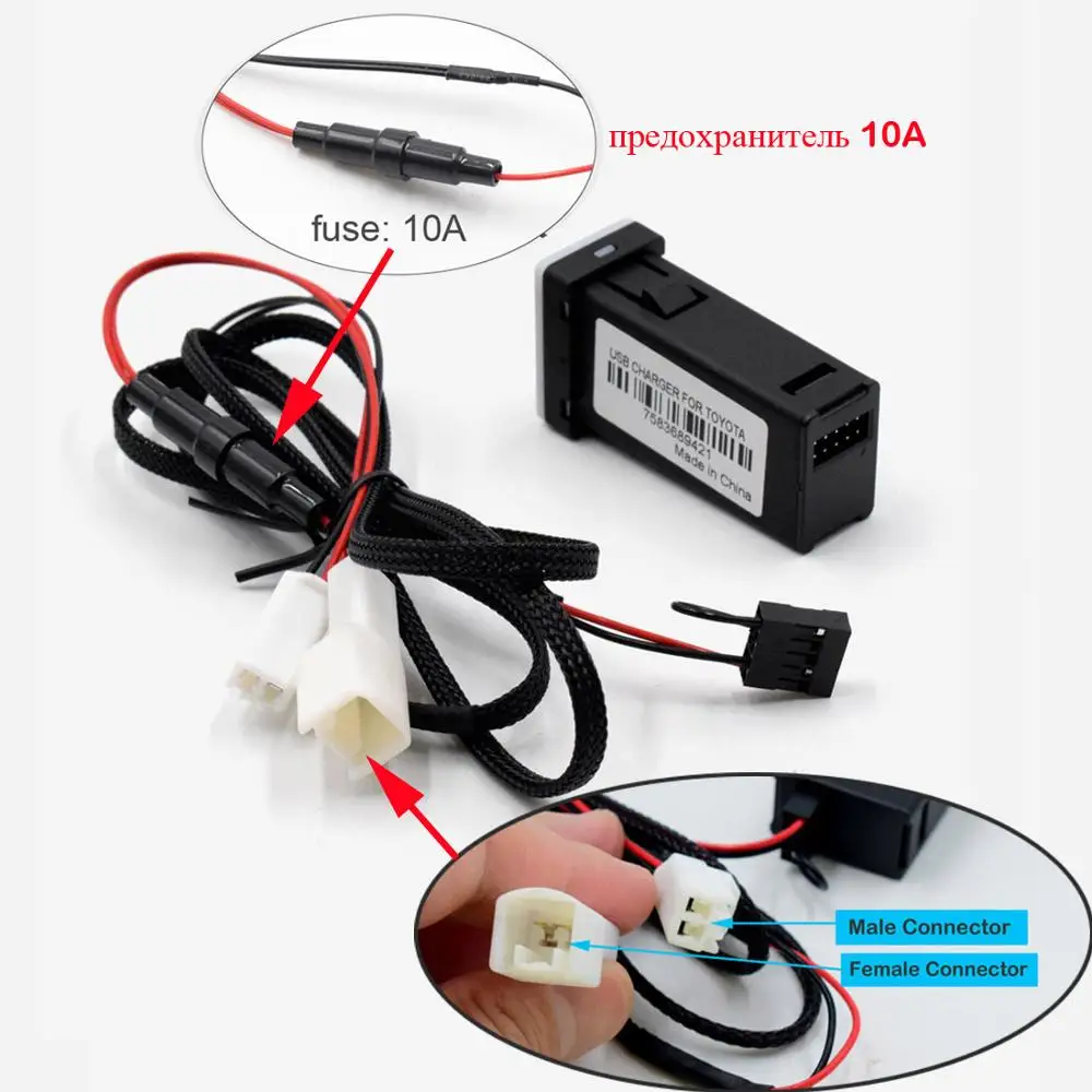 XCGaoon QC3.0 Quickcharge автомобильное зарядное устройство двойной USB телефон PDA адаптер DVR