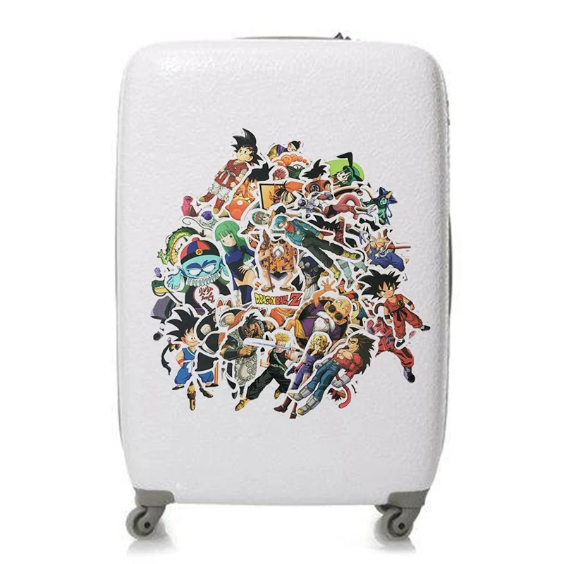 

50Pcs/Pack Anime Stickers For Car Suitcase Skateboard Pad Bicycle Phone Decal PVC Sticker